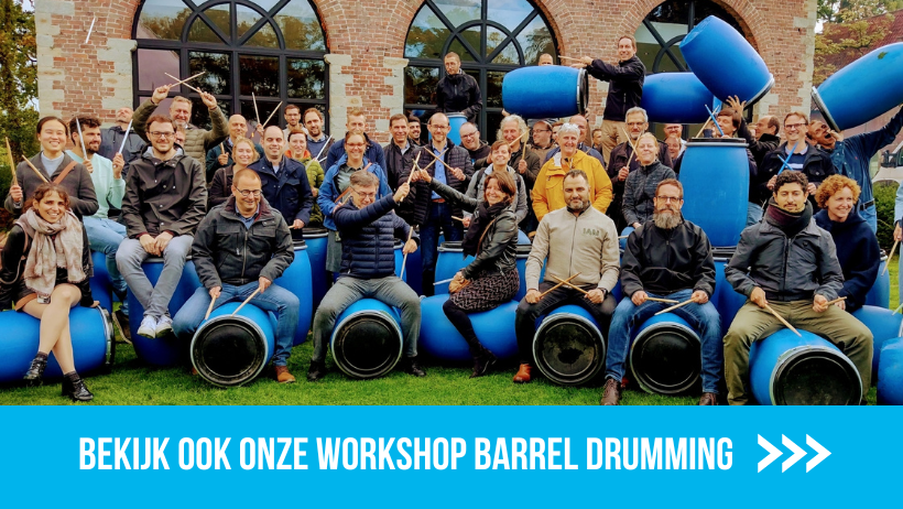 Link naar workshop Barrel Drumming